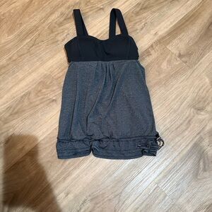 Lululemon Athletica Black and Gray Chemise